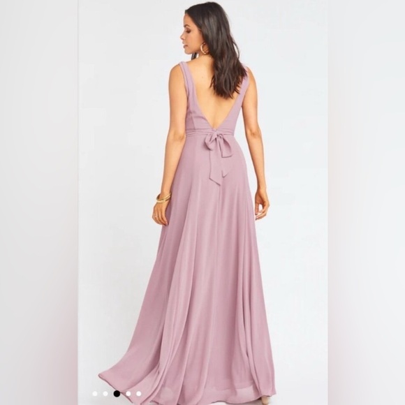 NWT-Show me your mumu Jenn maxi dress antique rose chiffon XXS - Picture 2 of 8